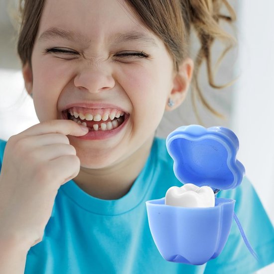 Babytandendoos - Tandendoosje Baby - Herinneringen Bewaren - Huidvriendelijk Ontwerp - 10 stuks - Blauw — afbeelding 2
