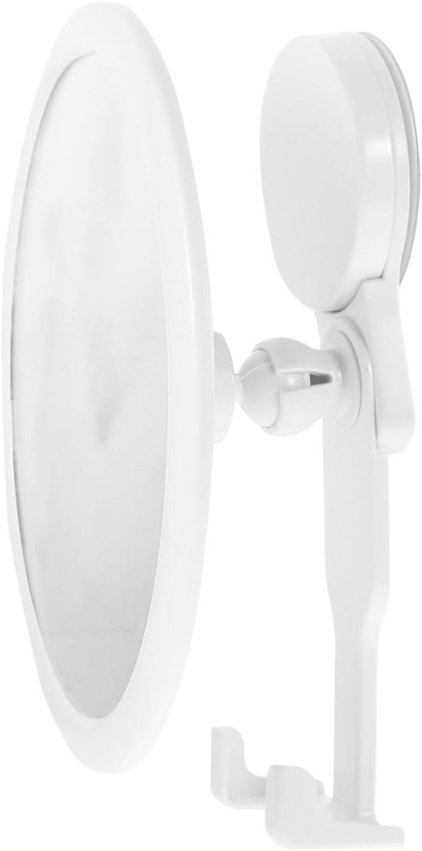Wandspiegel - Make-up spiegel - Huidcontrole - Verstelbaar Vouwbaar - 19x17x7.5CM - Wit