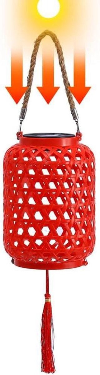 Tuin Hanglamp - Decoratieve Lamp - Buiten Verlichting - Zonne-energie Werking - 225 cm Hoo