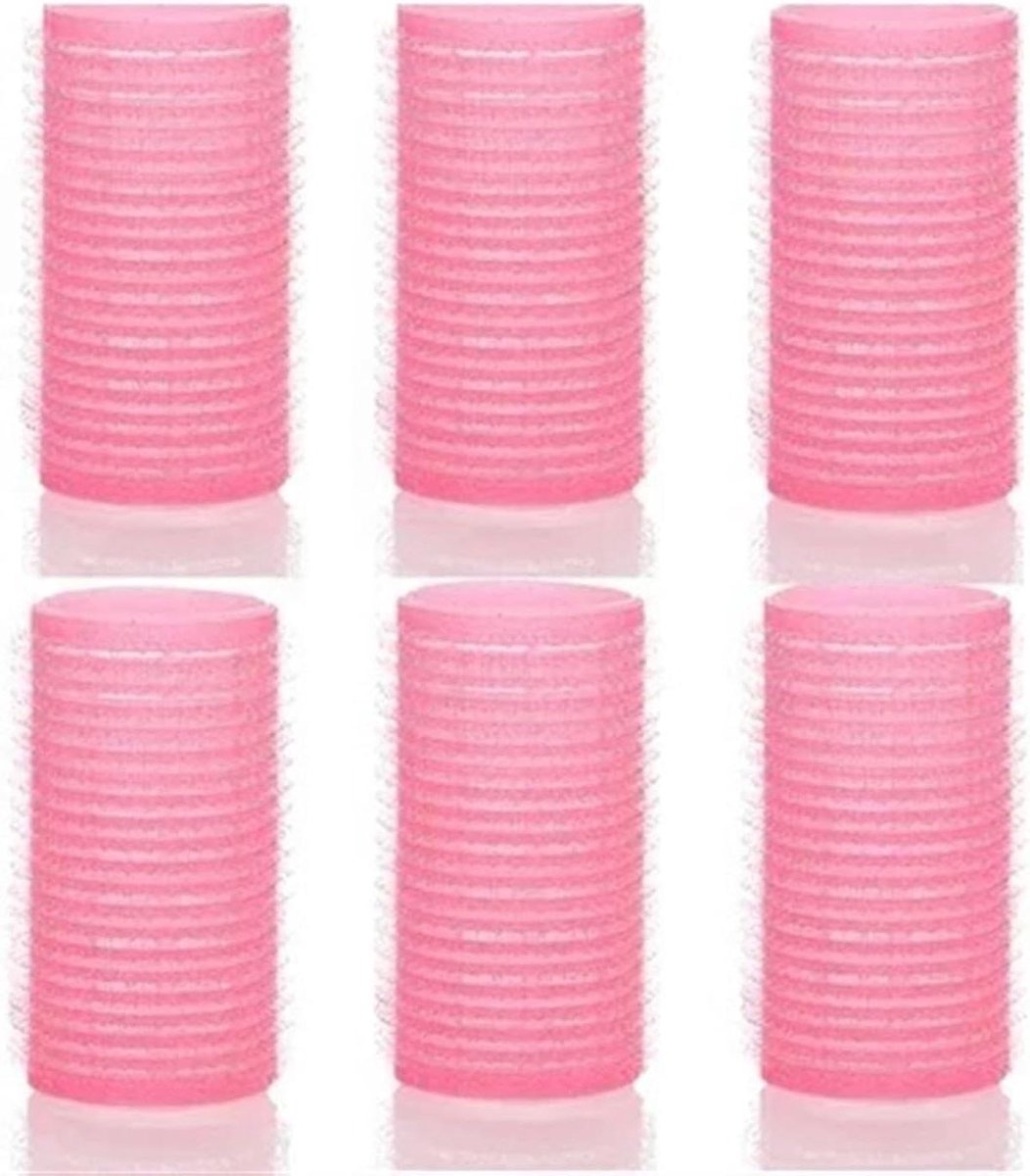 Krulspeldenset - Haarrollers clip - Volume creëren - Warmtevrij stylen - 6 stuks - Multicolor