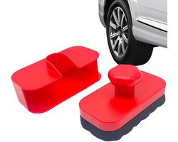 Banden Glans Applicator - Spons Met Deksel - Auto Onderhoud - Herbruikbaar Pad - 14.2x7.5x7.2cm - Honingraat