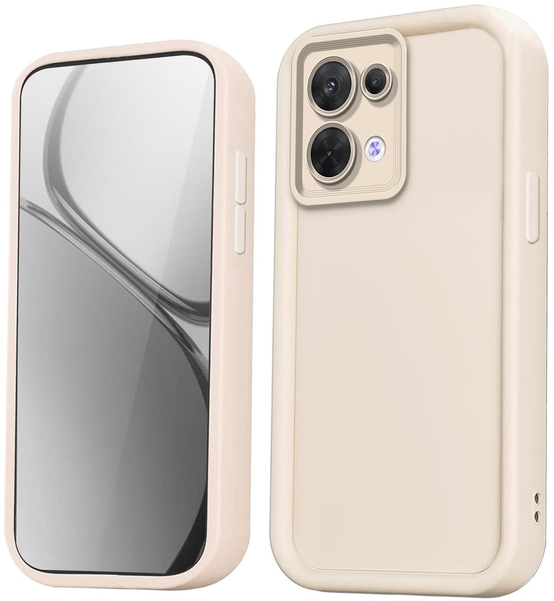 Dailygoods - Schokbestendige Hoes voor OPPO A6 Pro 5G - Wit