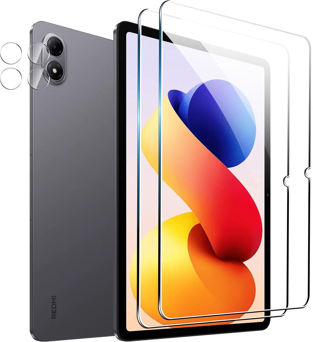 Dailygoods - Innovra - Dailygoods - Beschermfolie voor Redmi Pad 2 Pro, Gehard Glas, 2 Stuks