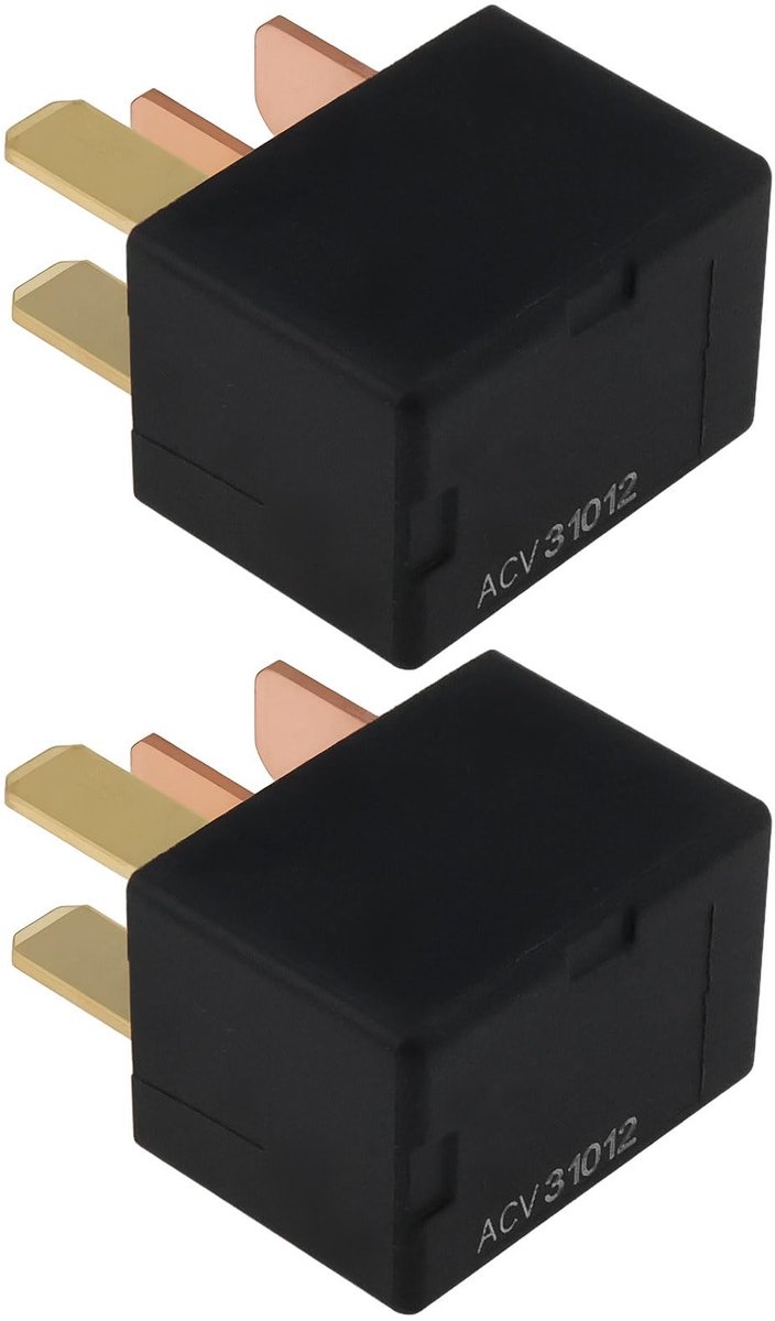 Dailygoods - 2 Stuks DC 12V Micro 4-Pin Auto Relais voor Voertuigen