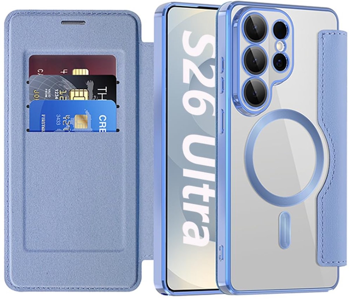 Dailygoods - Portemonnee Lederen Hoesje voor Samsung Galaxy S26 Ultra