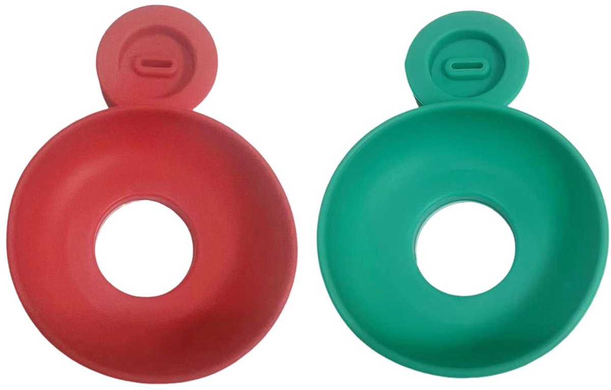 Dailygoods - 2 Stuks Kindervriendelijke Ijs En Lekbescherming van Siliconen