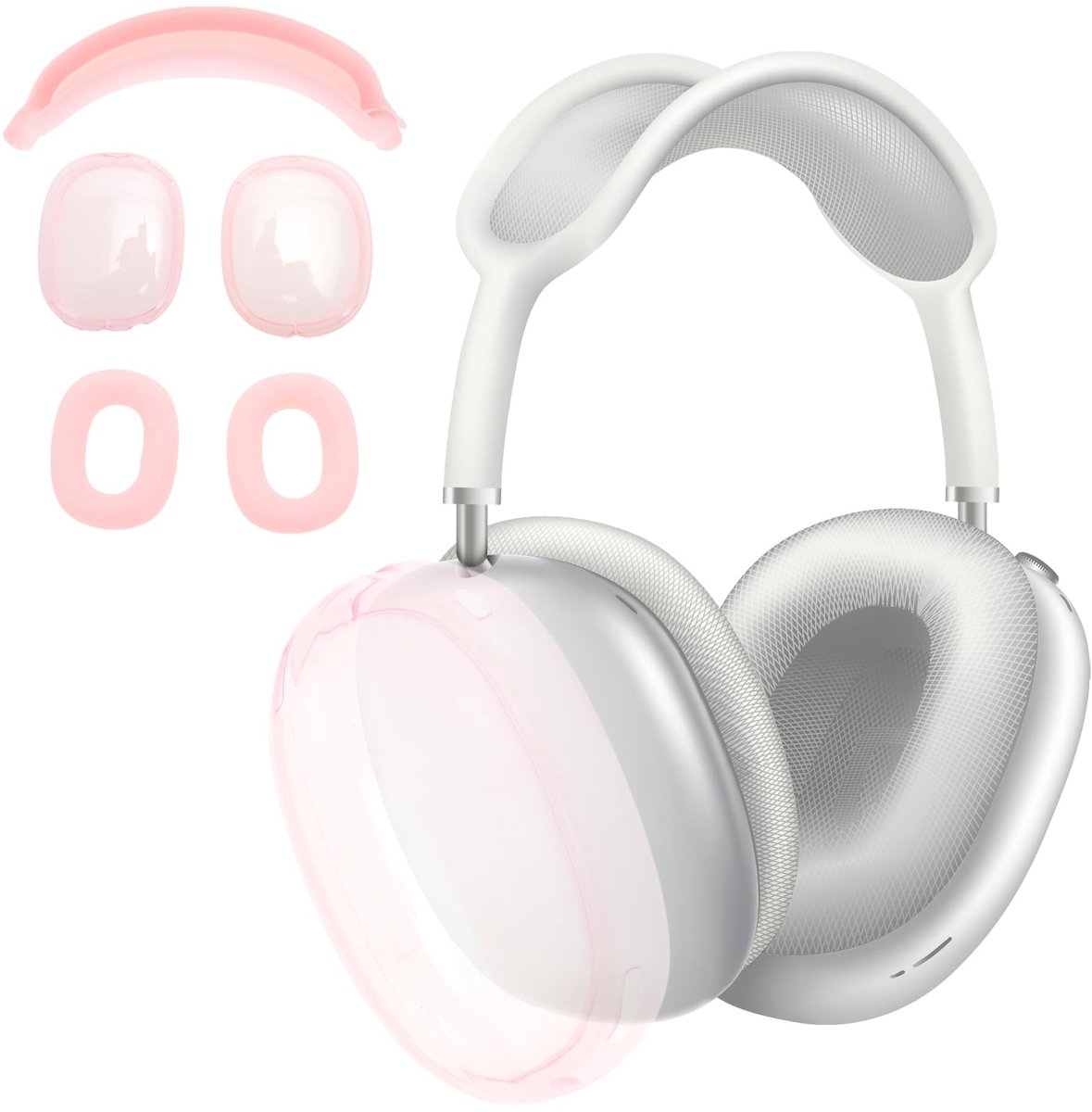 Dailygoods - 3-in-1 Beschermhoes voor AirPod Max Hoofdtelefoon