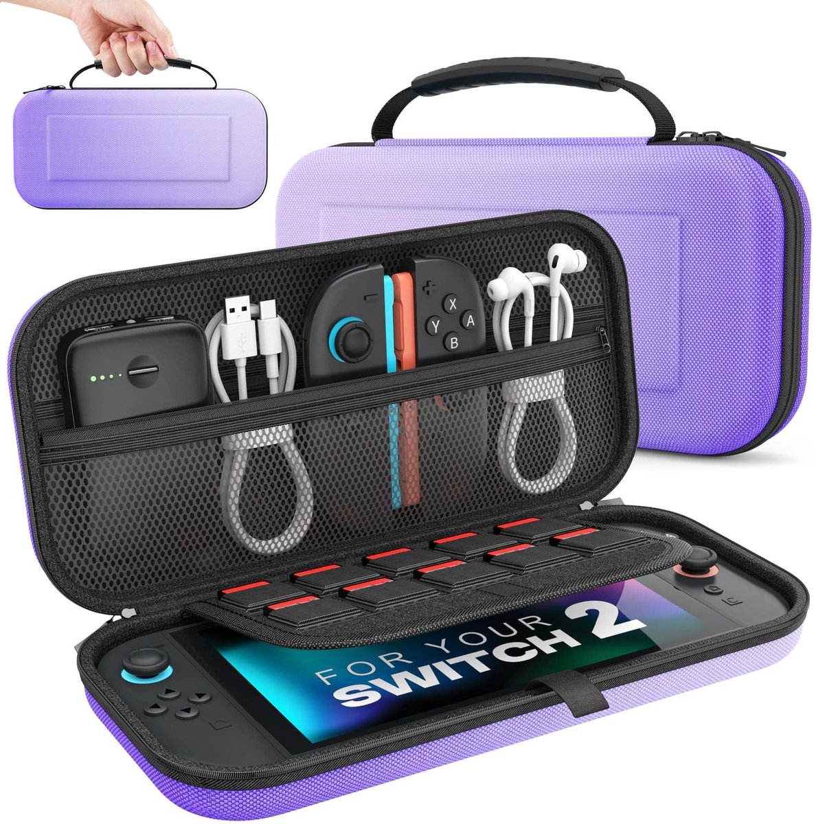 Dailygoods - Draagbare Hard Shell Beschermcase voor Nintendo Switch 2