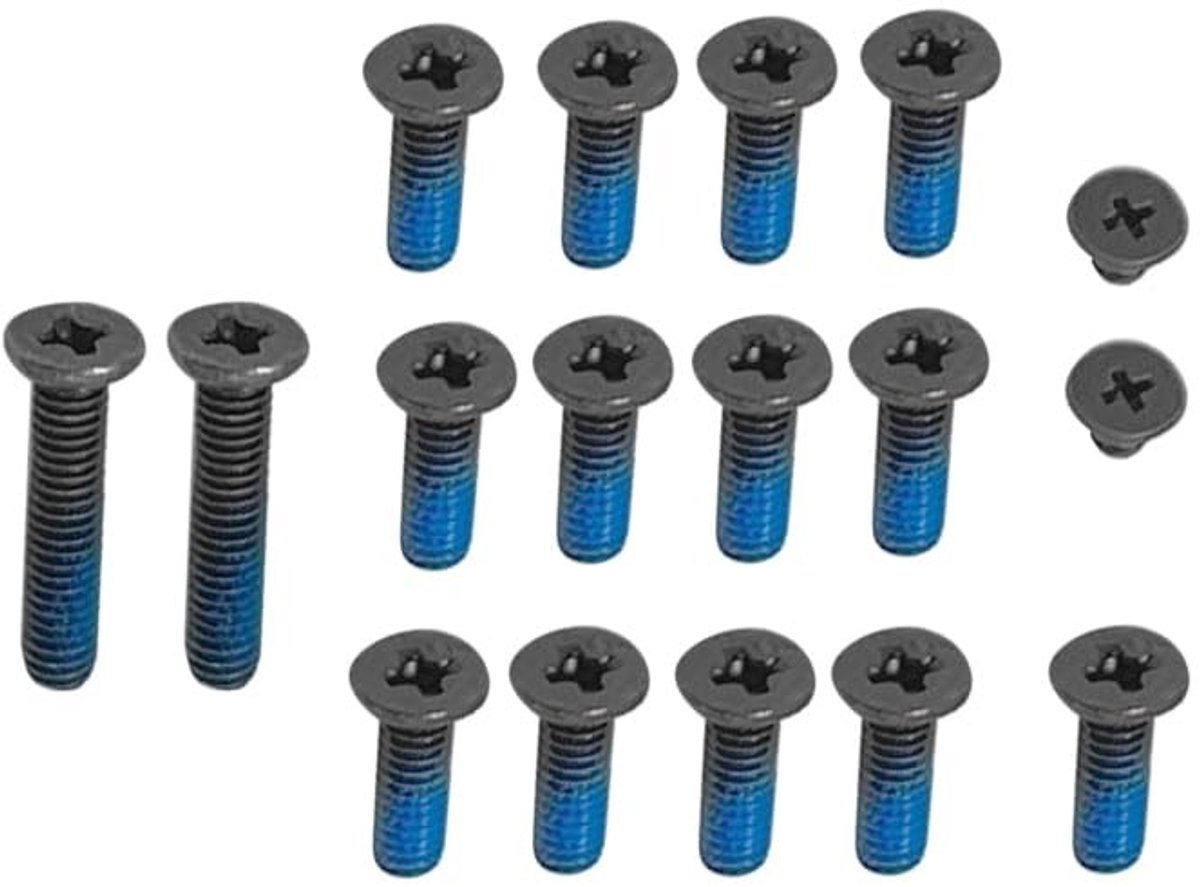 Dailygoods - Notebook Bodemplaat Schroefset voor Laptop HP Pavilion 15AB (17 Stuks)