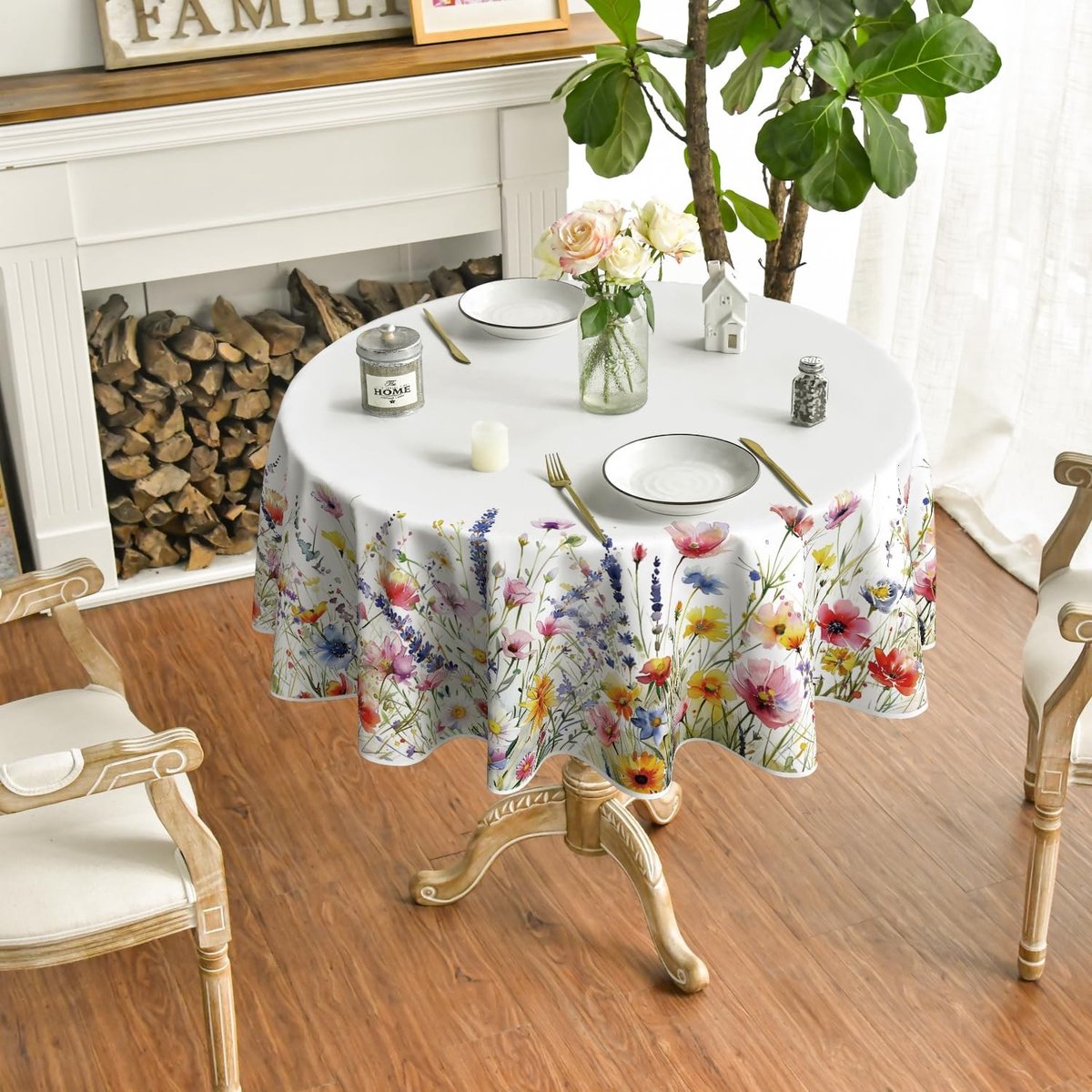 Dailygoods - Bloemen Tafelkleed voor Decoratie en Bescherming