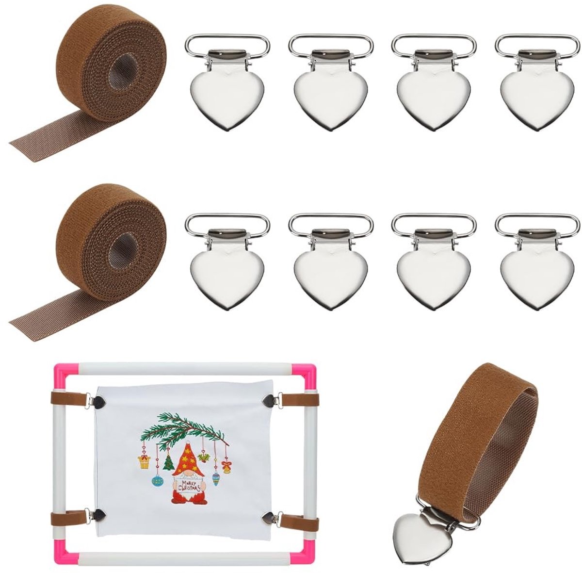 Dailygoods - Cosensi - Dailygoods - Set Uittrekbare Clips voor Naaigadgets