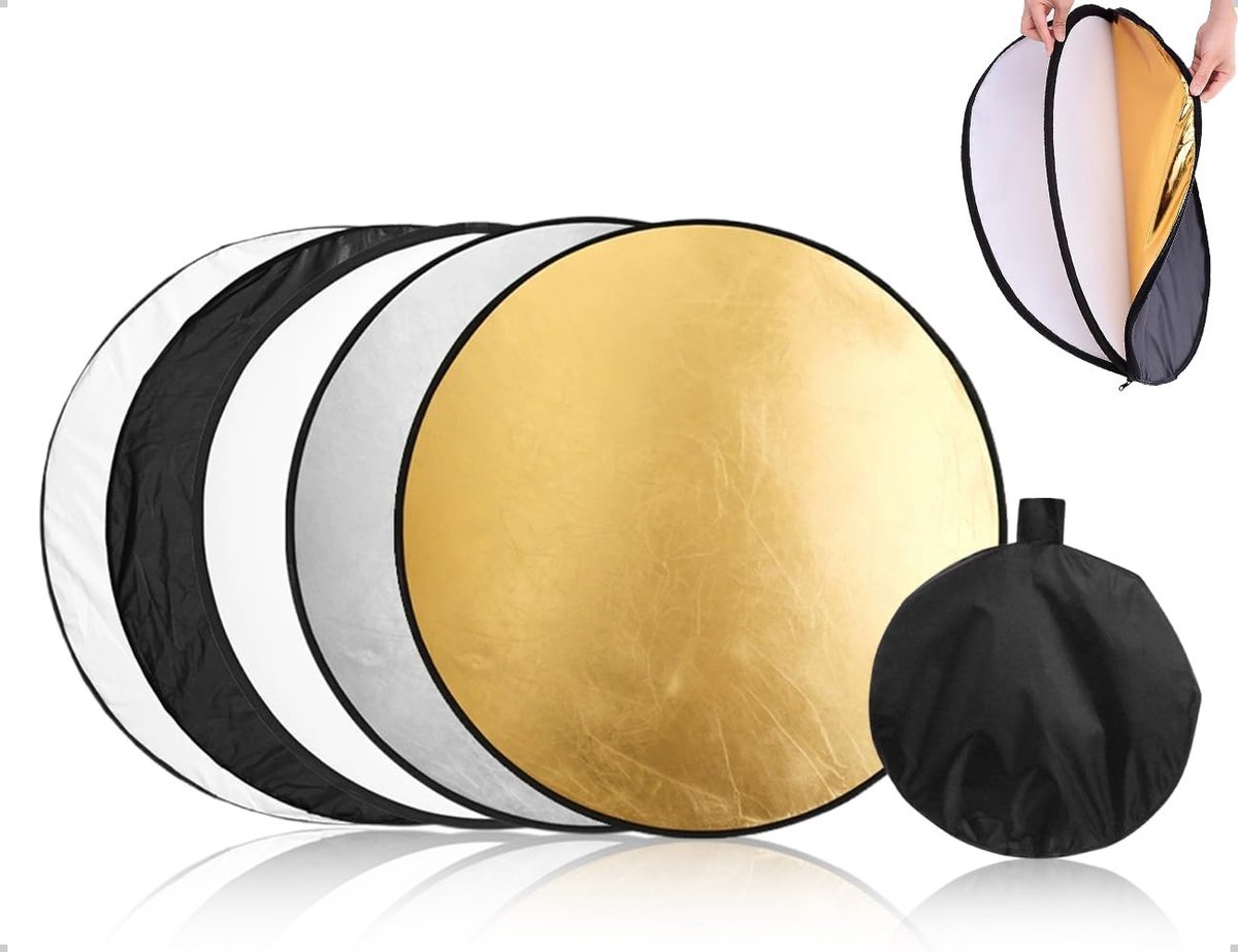 Dailygoods - 5-in-1 Fotografie Reflector met Draagtas