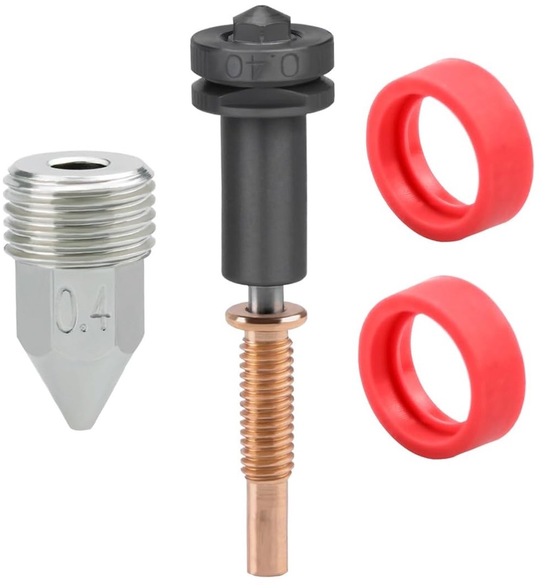 Dailygoods - 3D-printer Nozzle van Geharde Staal met Snelle Verwisseling