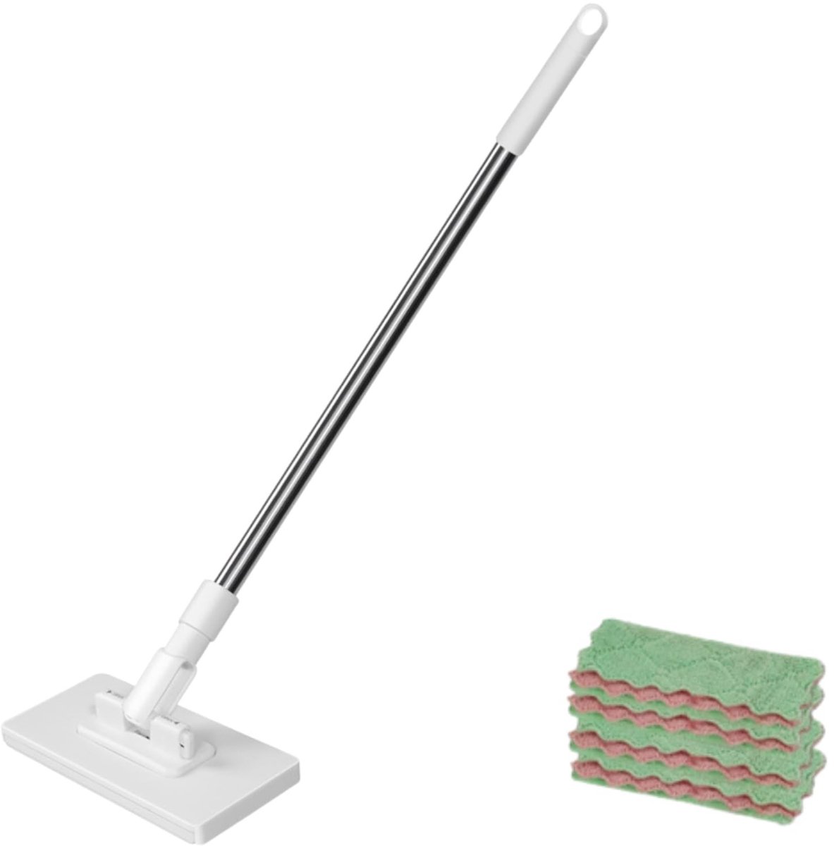 Dailygoods - Klemzwabbers - Mini Dweilen met Drukklemsysteem voor Vloeren