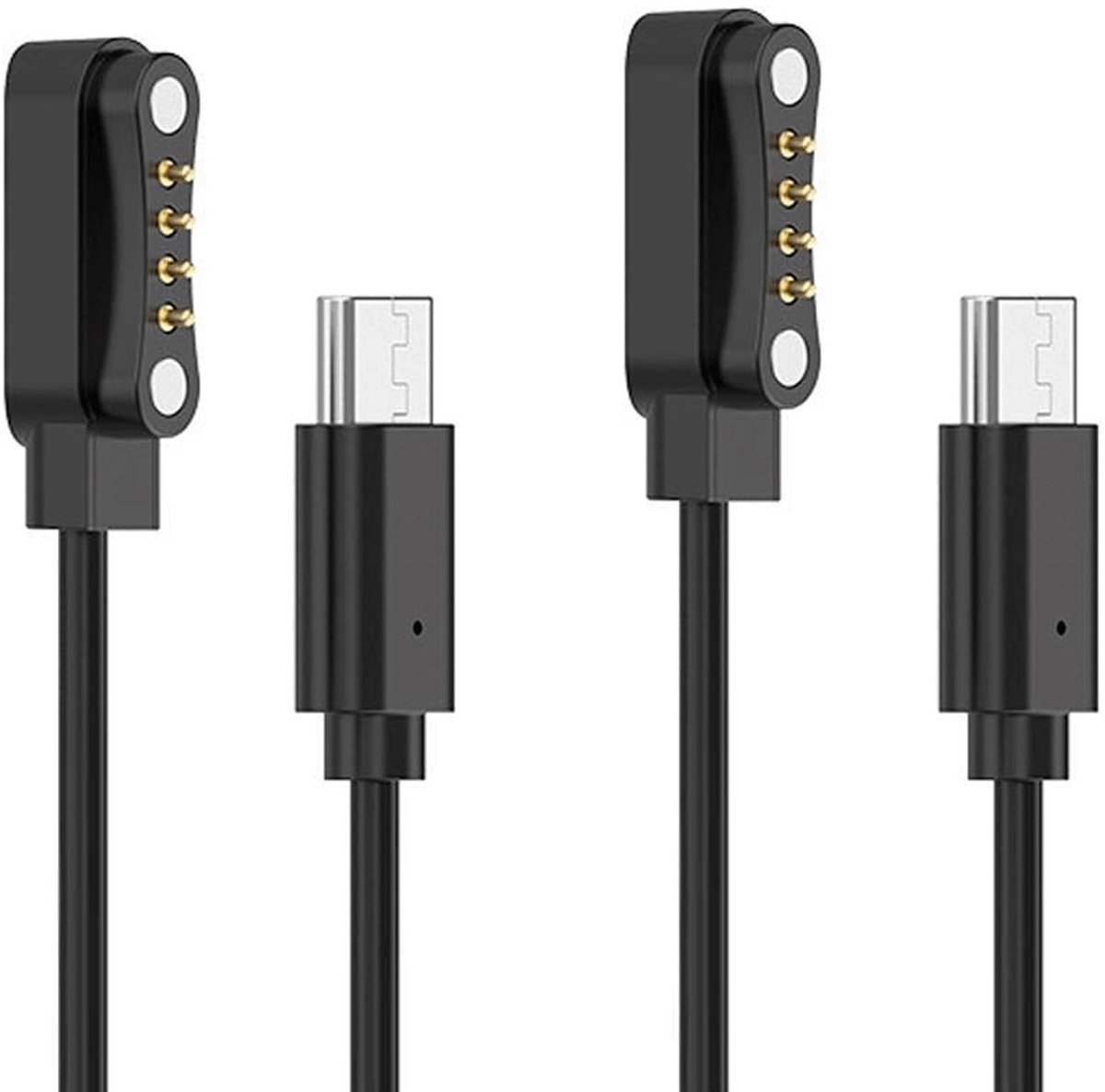 Dailygoods - 2 Pack USB C Oplaadkabels voor Voicerecorder