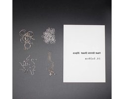 Cankypu Heat Shrink Film, 20 Pieces, Blank Translucent Shrink Wrap, Paper, Keychains and Other Accessories for DIY Decorations