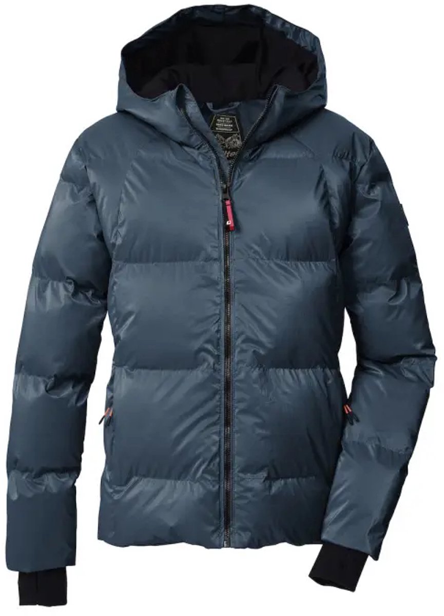 Gevoerd jack met capuchon voor meisjes Killtec KSW 210 Denim