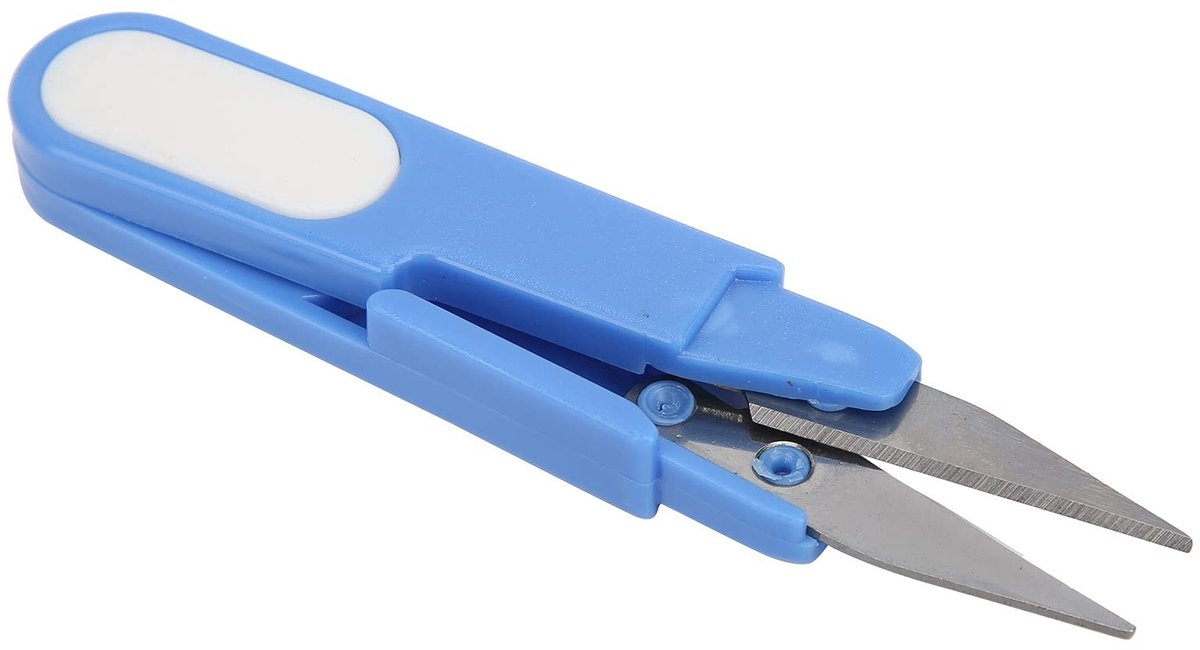 Cosensi - Dailygoods - Dailygoody - Vissersschaar - Vissersschaar met Cover - Roestvrij staal - Lichtgewicht en draagbaar - Snijden van vislijn - Geschikt voor vissers - Com...