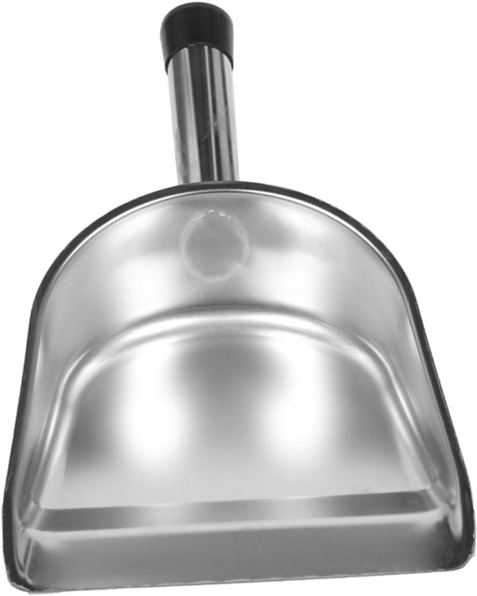 Stofblik Van Pp-materiaal - Handvuilnisschep Bureaublad - Snel Opruimen - Precisie Rand - 39 x 23 x 8.5 cm - Zilver
