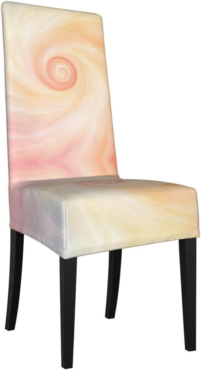 Eetkamerstoelhoes Set van 1/2/4, Tie Dyed Spiral Print Stoelhoezen voor Eetkamer Elastisch