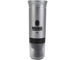Reiskoffiezetapparaat - Draagbare machine - Koffie Maken - Snelle Verwarming - 120ml Cap. - Zwart