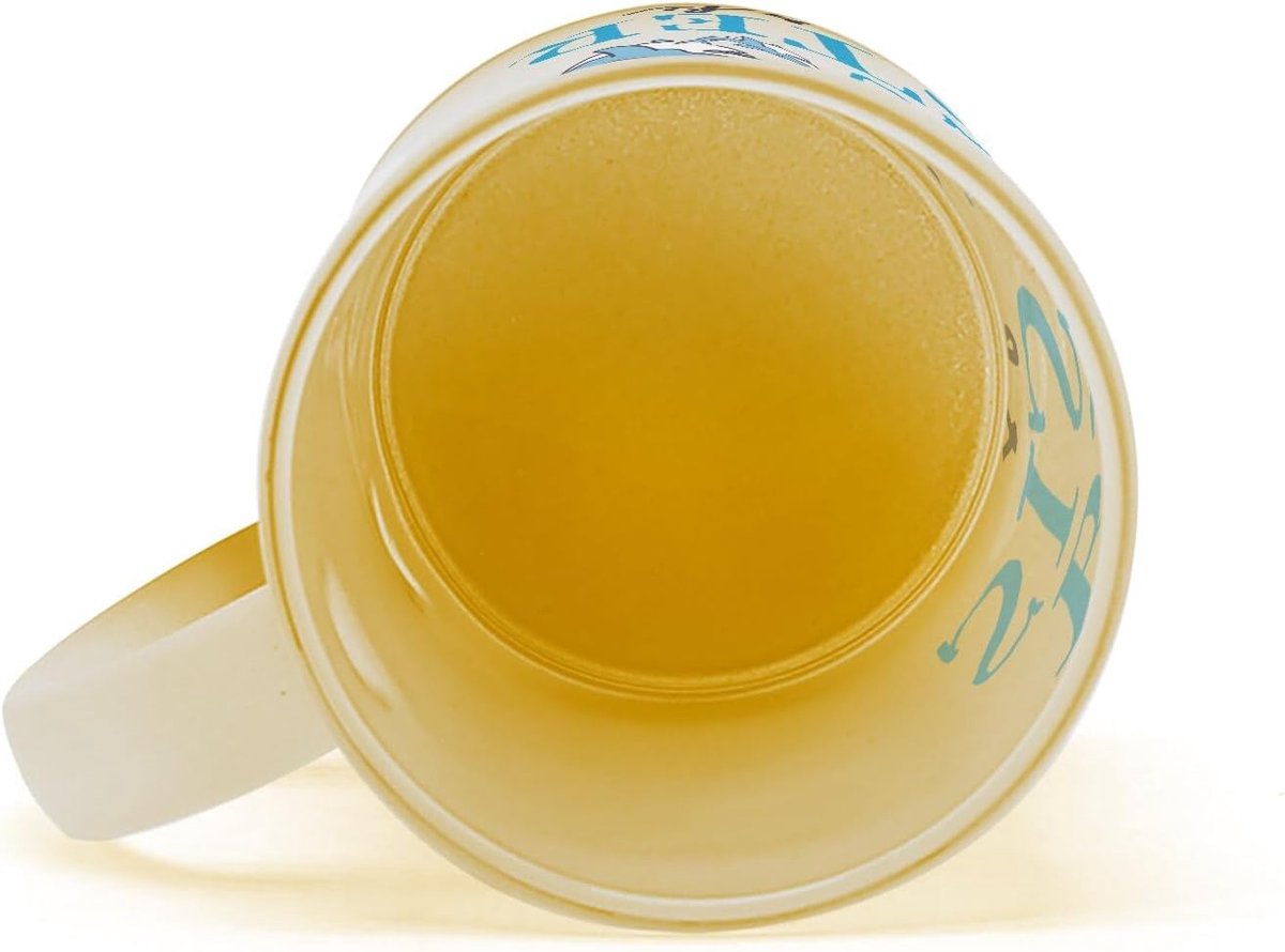 Glazen mok - Matglas mok - Dranken serveren - Matte afwerking - 300 ml - Geel