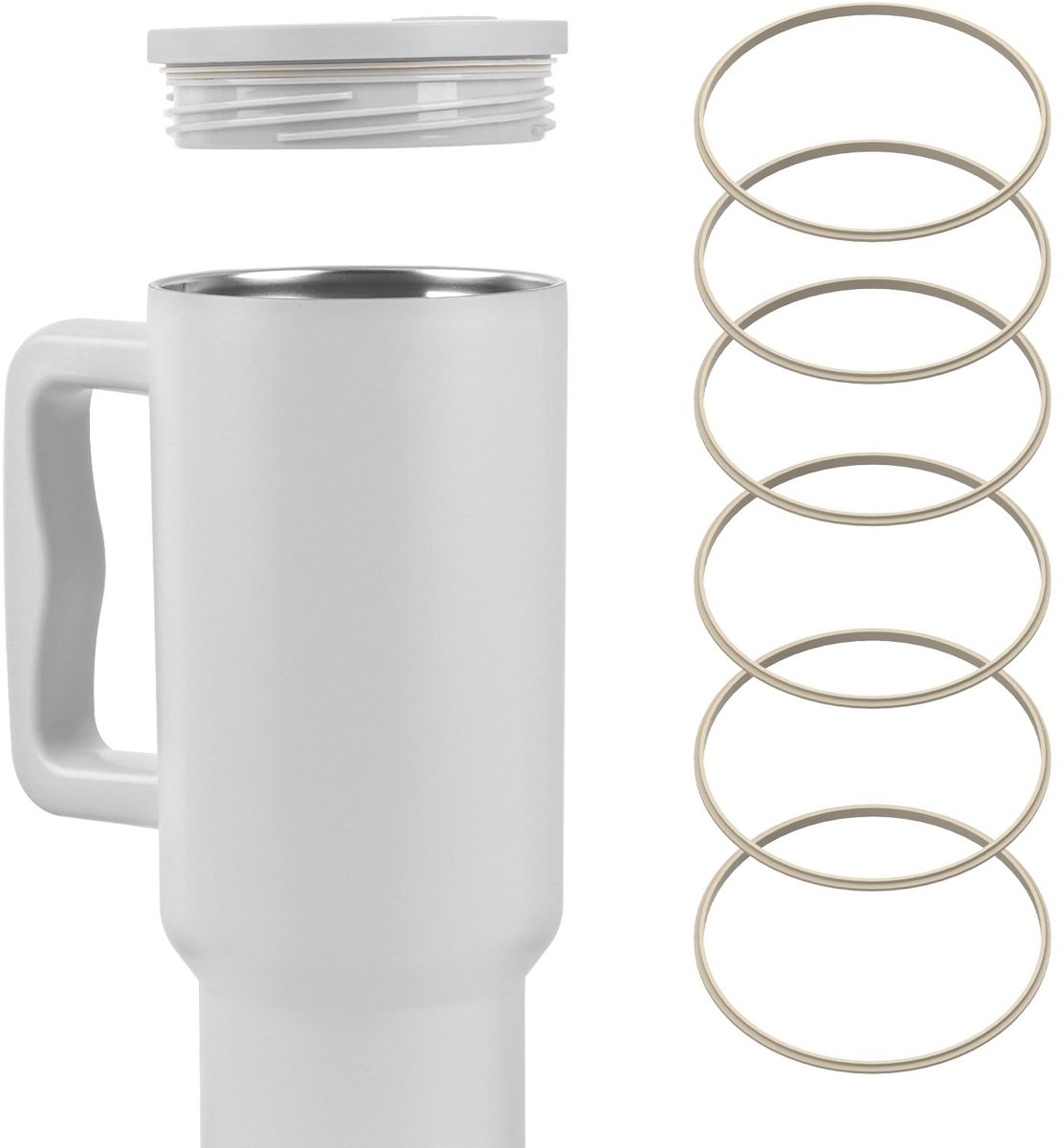 Dailygoods - Set van 6 Siliconen Waterflespakking voor Lekvrije Afdichting