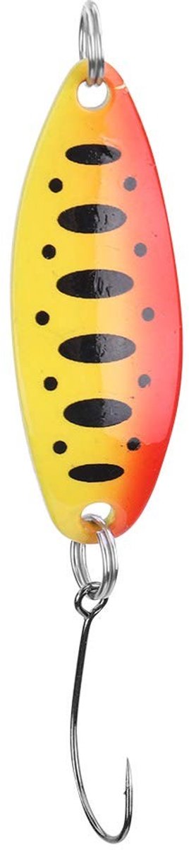 Dailygoods - Dailygoody - Forel Lepel Vissen - Kunstaas voor Spinvissen - Effectieve Aas voor Baars - Oranje Zwarte Stip - Perfect voor Hengelaars - Ideaal voor Zo...