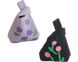 Dailygoods - Dailygoody - Gebreide winkeltassen - Katoenen tassen - Kleurboek - Katoenen tassen voor kleuren - Perfect als winkeltas of voor een korte wandeli