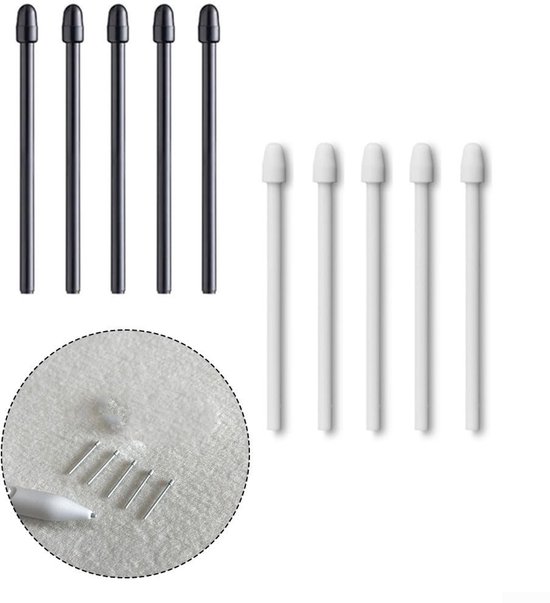 Dailygoods - Vervangende Markeerstiften - Precisie en Nauwkeurigheid - Zwart - Perfect voor Boox Pen2/Pen Plus - Set van 5 Stuks - Vervangende Pen Tip — afbeelding 2