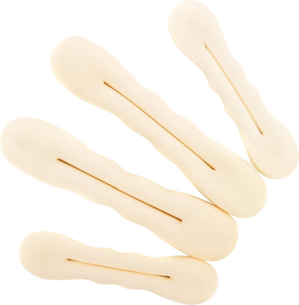 Haar Spons Set - Knot Maker - Haar Stijlen - Inclusief 4 Stuks - 2 Maten - Beige