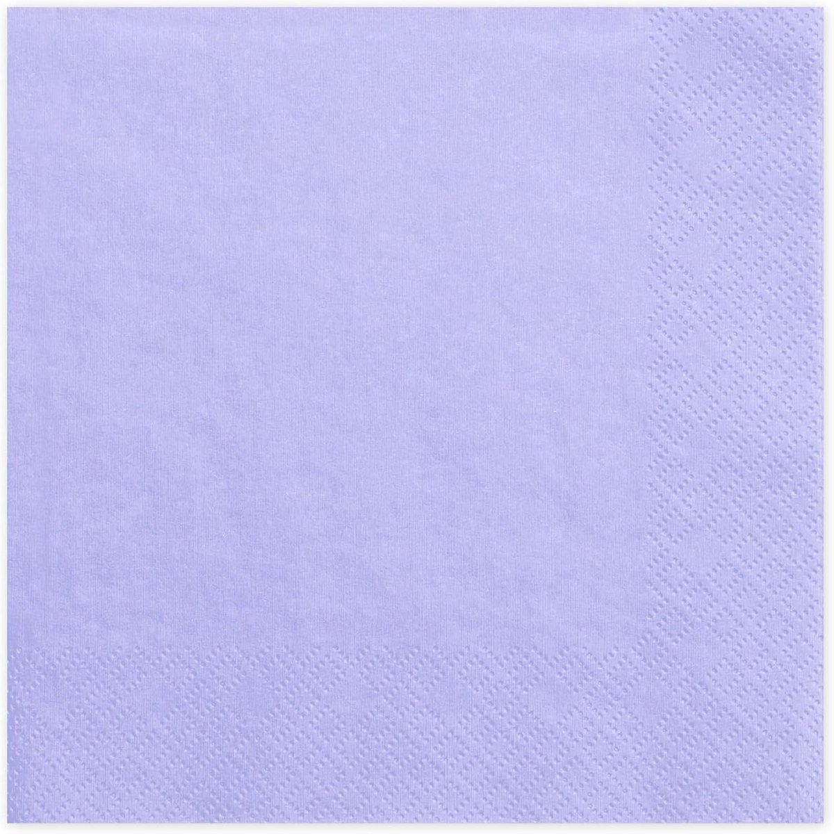 Servetten Papieren - Servetten - Tafel Servetten - Papier - Papieren Wegwerp Servetjes - Feestservetten - Voorjaar Servetten - Lunch/Diner Tafel Decoratie - 3 Laags - Lichtpaars - 33 x 33 cm - 20 Stuks - van Imperatoris
