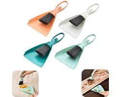 4 delige set schoonmaakborstels - bureaubladborstel - toetsenbordborstel - bankborstel - op te hangen - opbergaccessoires - schoonmaakgereedschap - geschikt voor bank, werkblad, bureaublad (meerdere kleuren, verschillende maten)