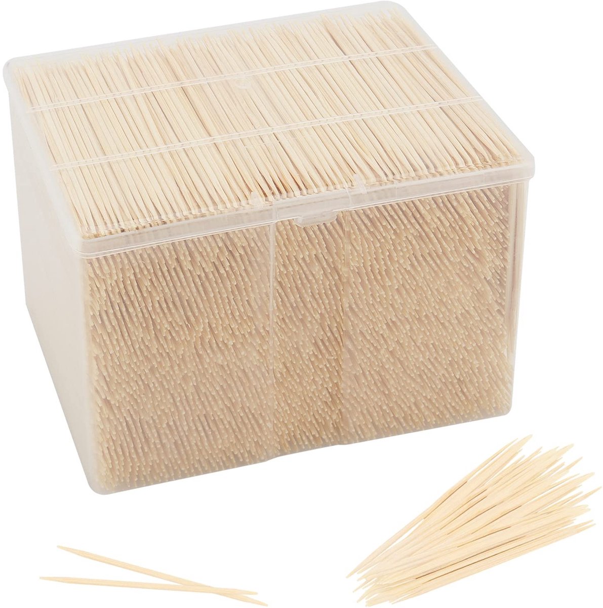 Dailygoods - 3500 Stuks Bamboe Tandenstokers en Cocktailsticks