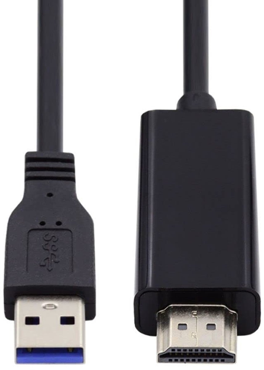 Dailygoods - USB naar HDMI Kabel 1.8m voor Projector en Monitor