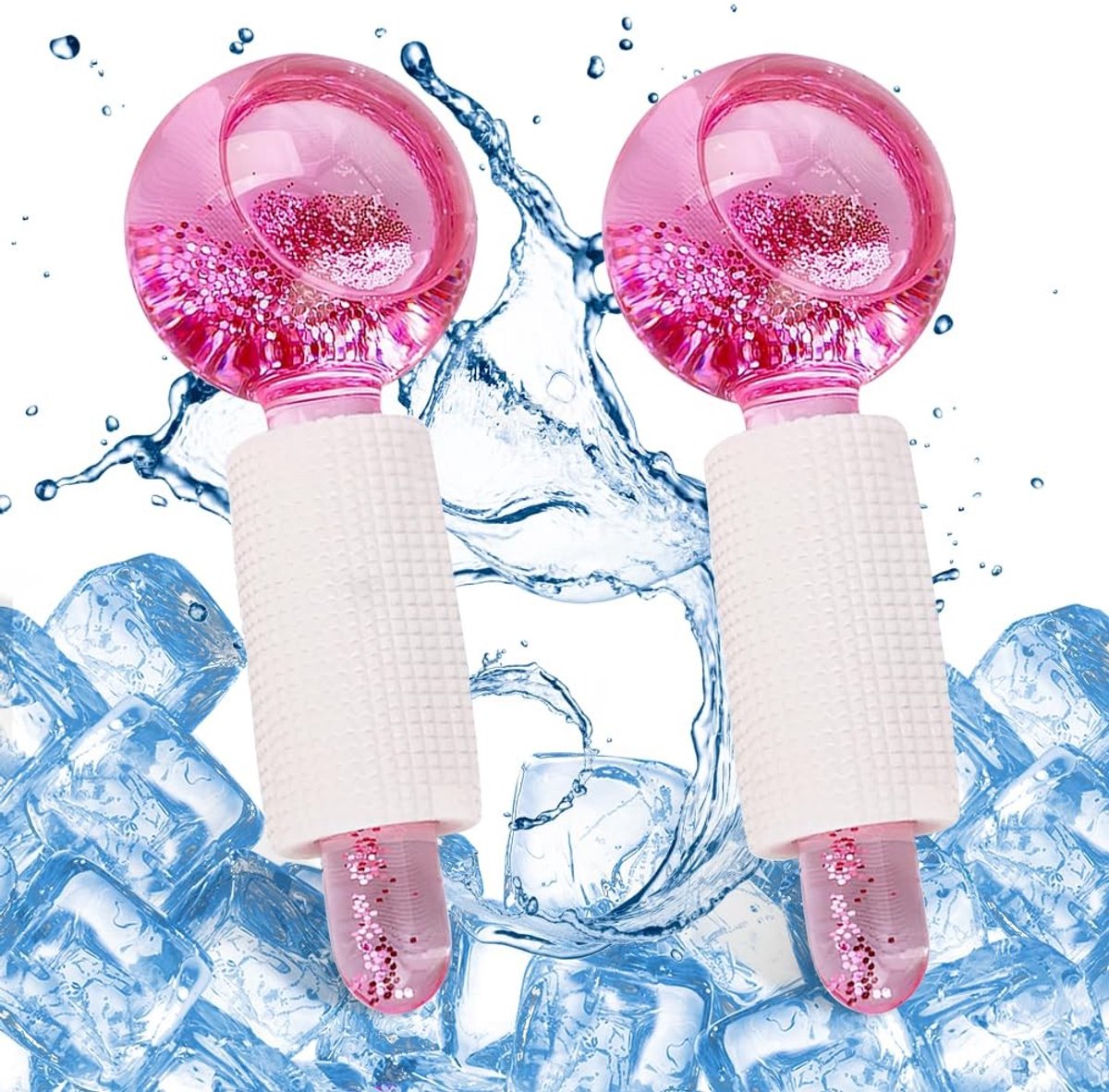 Dailygoods - Set van 2 IJsballen voor Gezichtsmassage en Huidversteviging