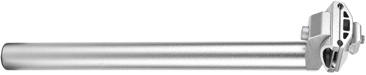 Dailygoods - Dailygoody - Fiets Zadelpen - Schokbestendig - Aluminium Legering - 25.4 * 300 mm - Zilver - Ideaal voor Mountainbikes - Lichtgewicht en Sterk