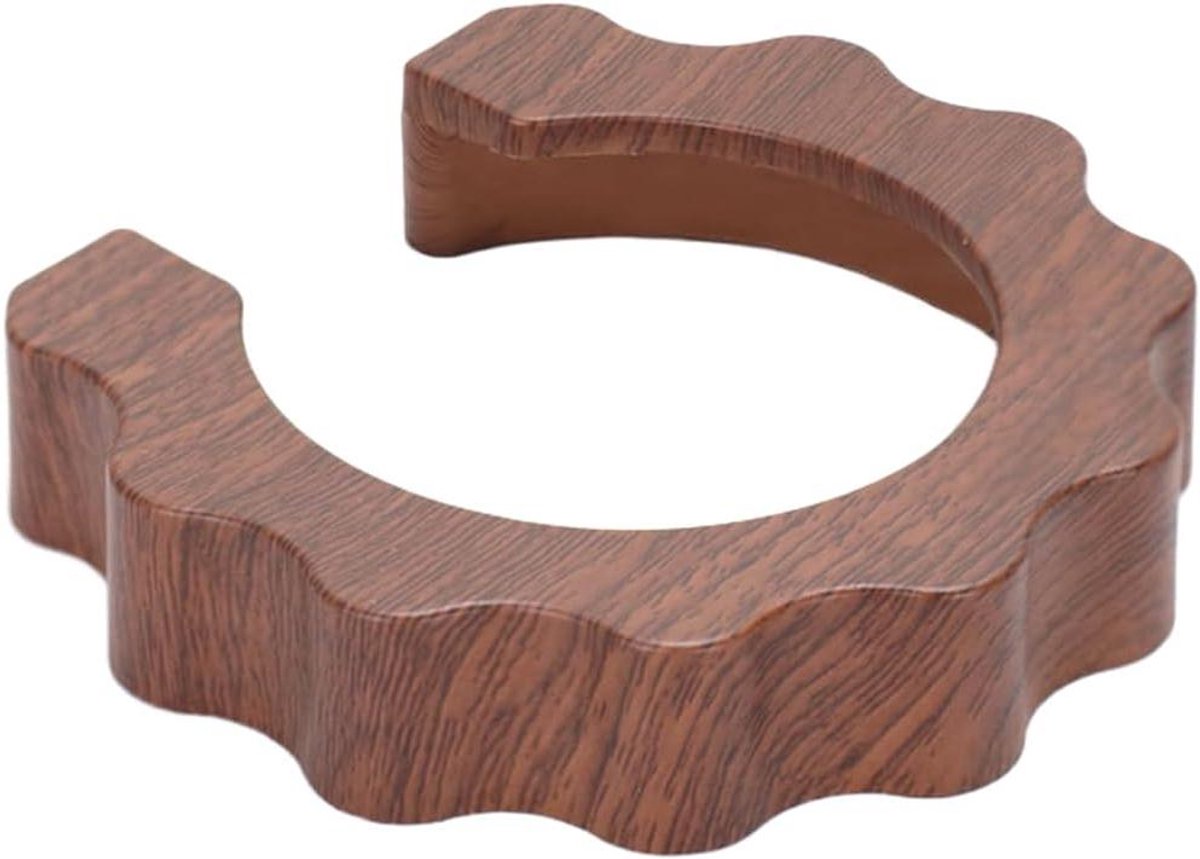 E61 Koffiemachine Brouwkop Hitteschild 58 mm ABS Guard Voor Lelit Raket voor WEGA voor NOVA voor KAFFA Isolatie Ring tot 85C Walnoot Afwerking (Walnoot Kleur)