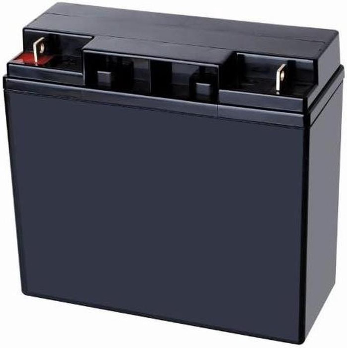 Oplaadbare Batterij - 12V Accu - Stroomvoorziening Zonder Onderbreking - Hoge Capaciteit - 18 Ah - Zwart