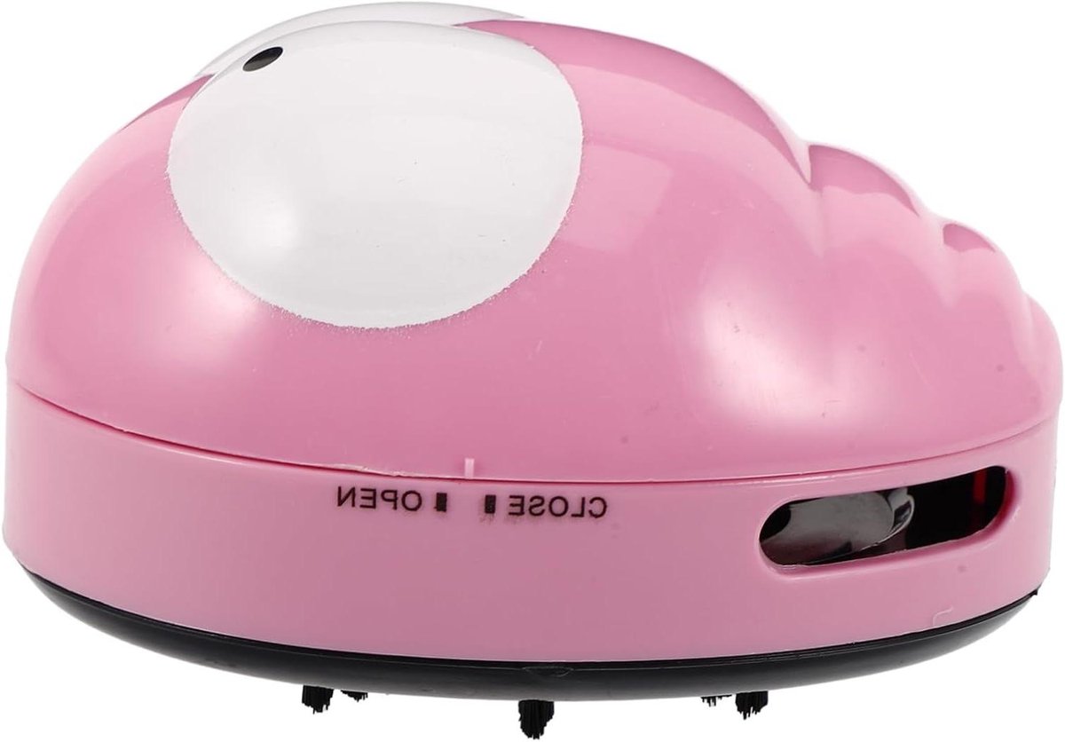 Handstofzuiger - Mini stofzuiger - Bureau schoonmaken - Krachtige zuigkracht - 11 cm - Roze