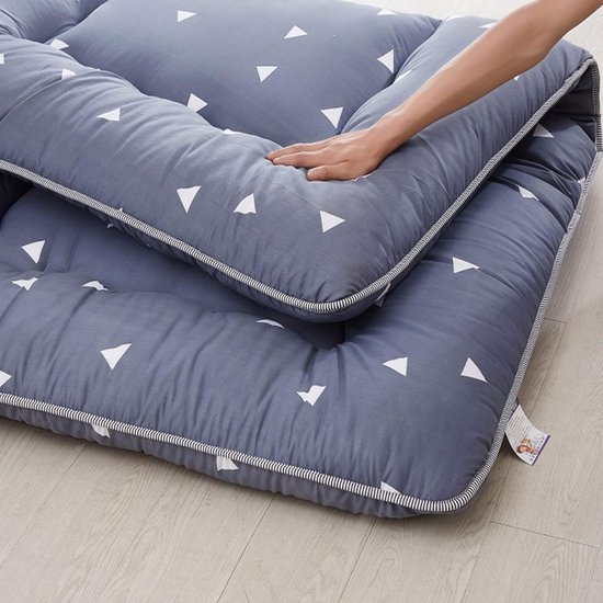 Japanse Vloermatras - Futon Matras - Comfortabel Slapen - Opvouwbaar Ontwerp - 1.5 x 2m - C — afbeelding 2