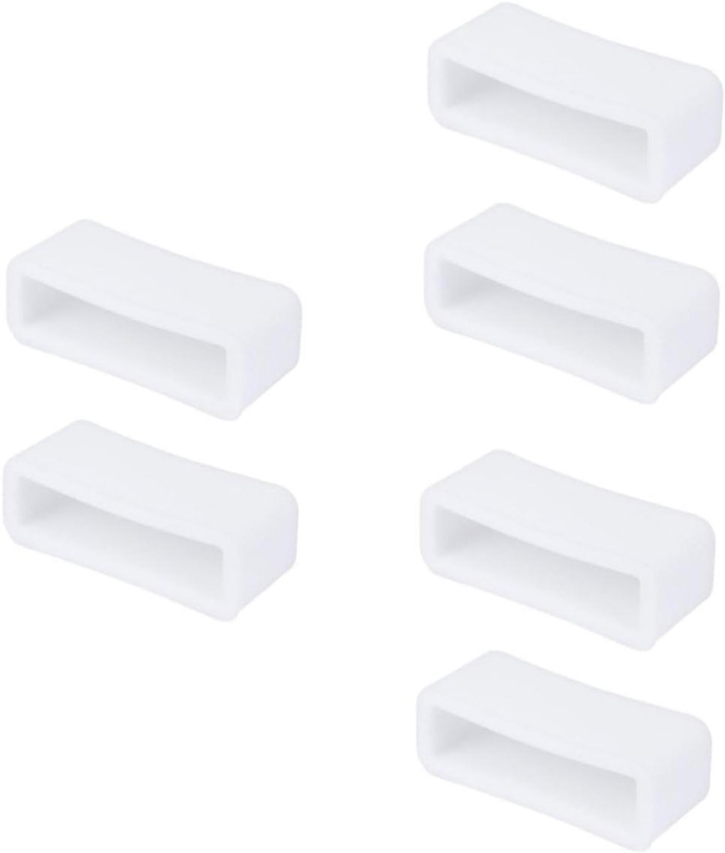 Horlogeband Ring - Band Houder - Horloge Dragen - Flexibele Siliconen - 2 Stuks - Zwart