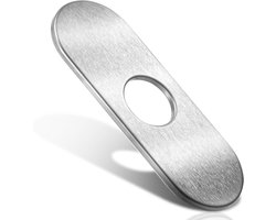 35mm Lochkappen Cover Plate van RVS voor Kraan - Verberg Lelijke Vlekken in Keuken en Badkamer - Duurzame en Stijlvolle Oplossing voor Sanitair