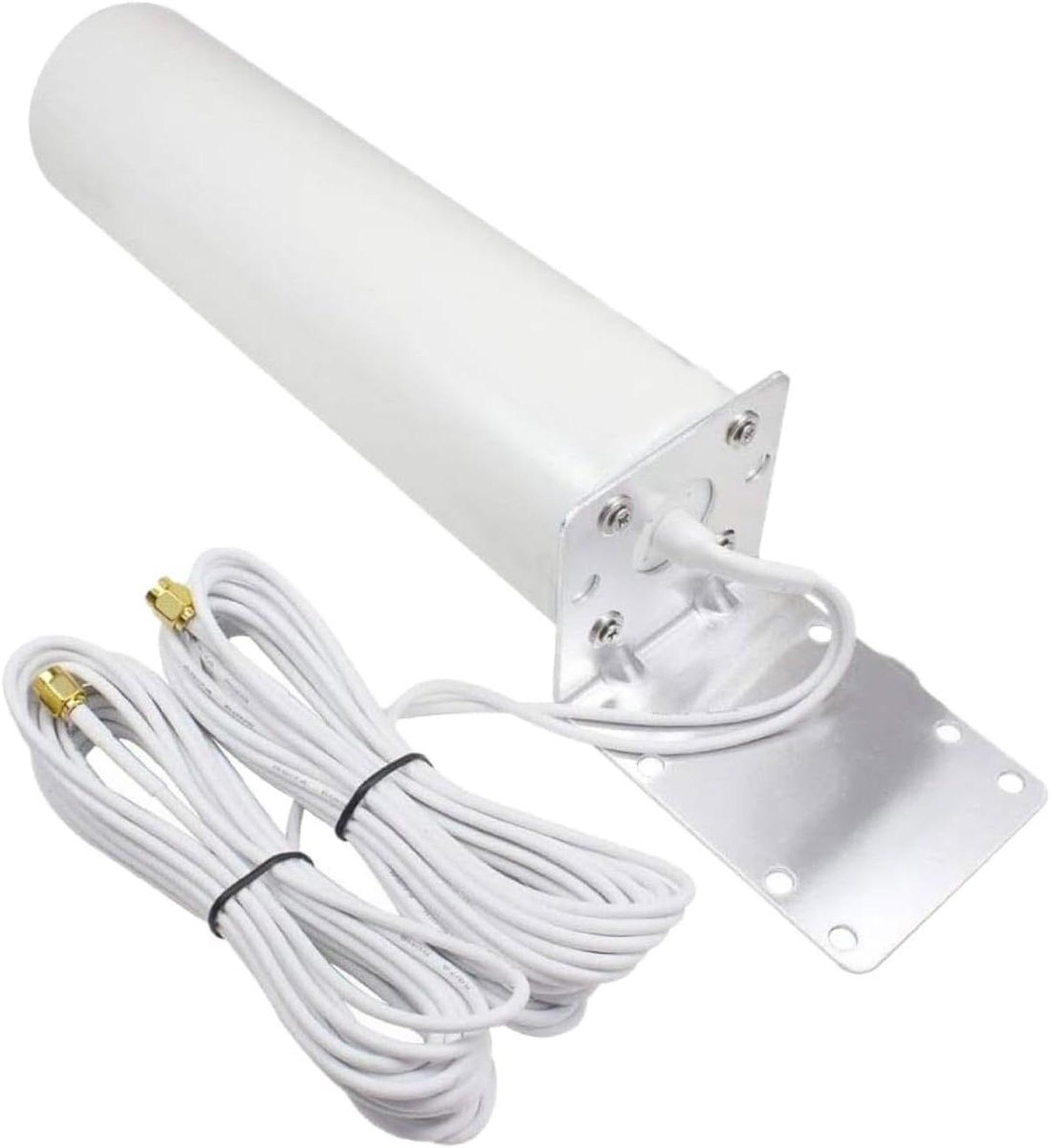 Wifi Extender Buiten - Signaalversterker Wifi - Bereik Vergroten - Waterdicht Ontwerp - 5 Meter Kabel - Wit