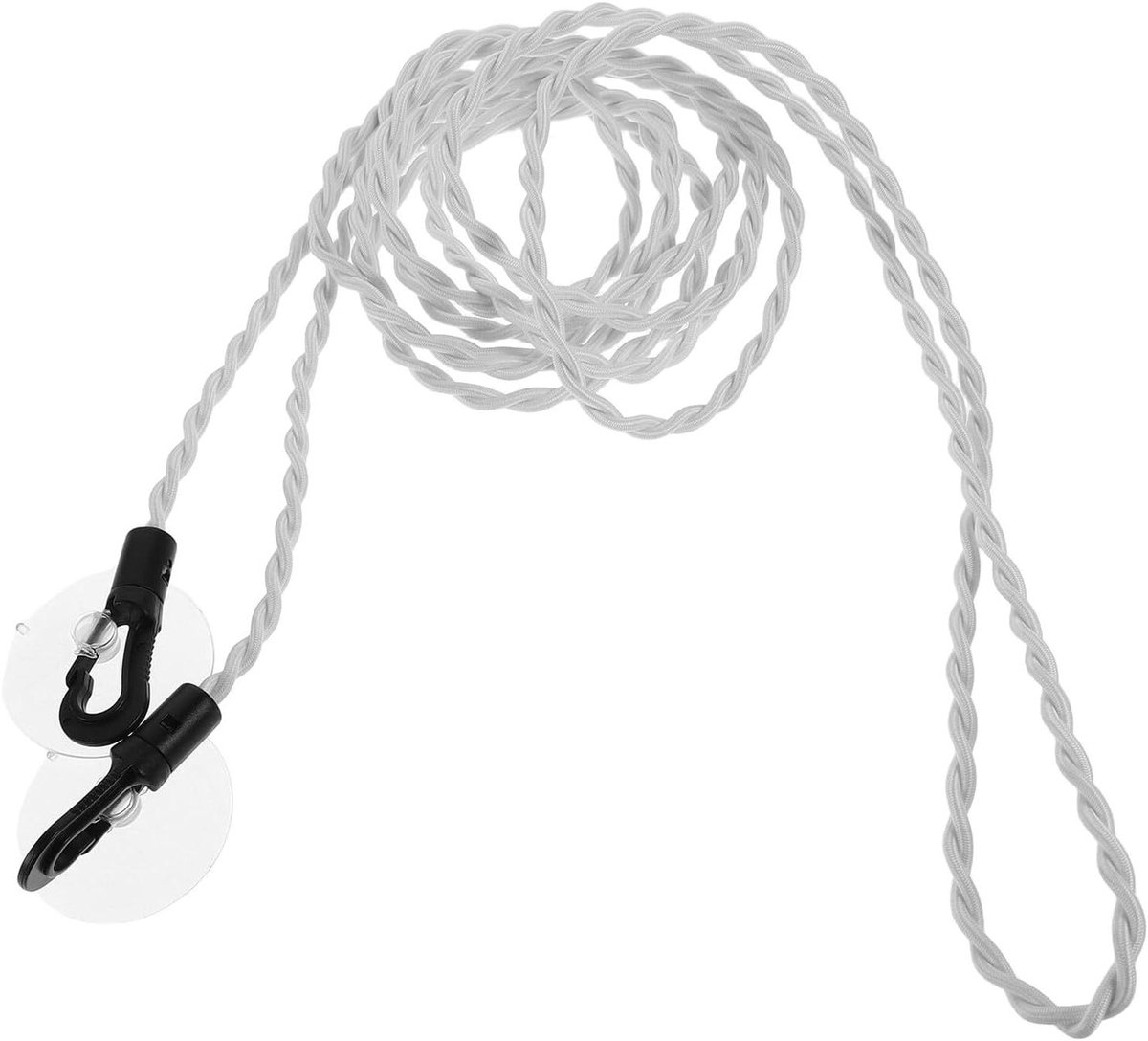 Uitschuifbare Waslijn - Reis Waslijn - Kleding Drogen - Met Zuignappen - 300 cm - Wit