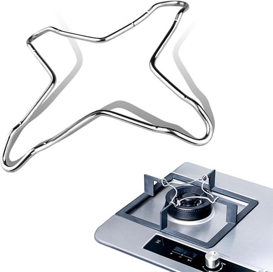 2Pcs Fornuis Rack Branders Stand Camping Ijzeren Kachel Ringen Kleine Potten Trivet Voor Keuken Koken Koken — afbeelding 4