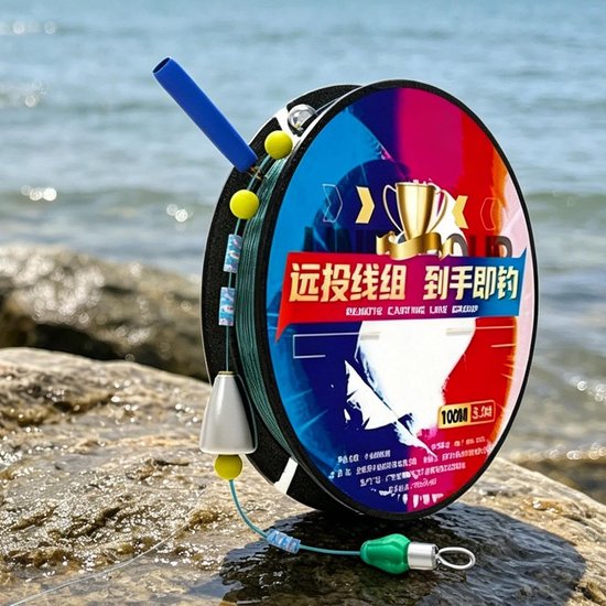 Automatische Dobber Set - Schuifdrijver Lijnset - Vissen Op Zoutwater - Automatische Dieptedetectie - 100 Meter Lengte - Kleurveranderend — afbeelding 4