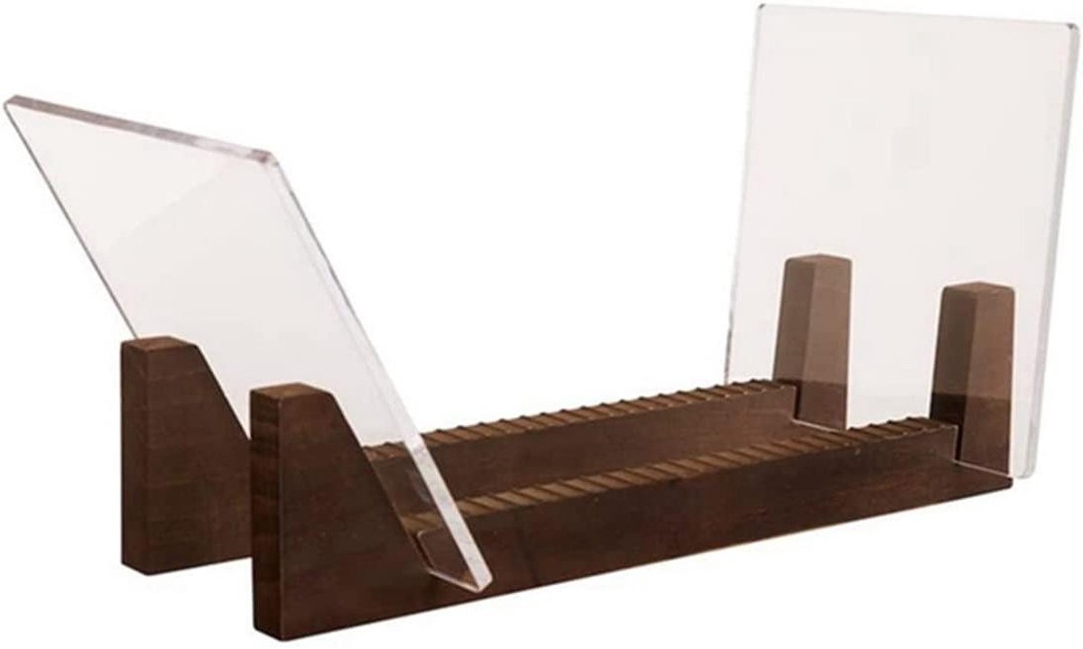 Vinyl Opbergrek - LP Display - Platen Presenteren - Grote Capaciteit - 522.5 Gram - Acryl Hout