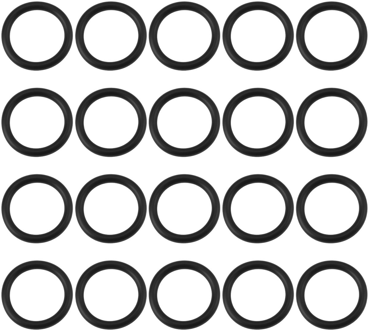 Dailygoods - 20 Stuks Brandstofinjectie Pijpafdichting O-Ring T20055 Compatibel met John Deere