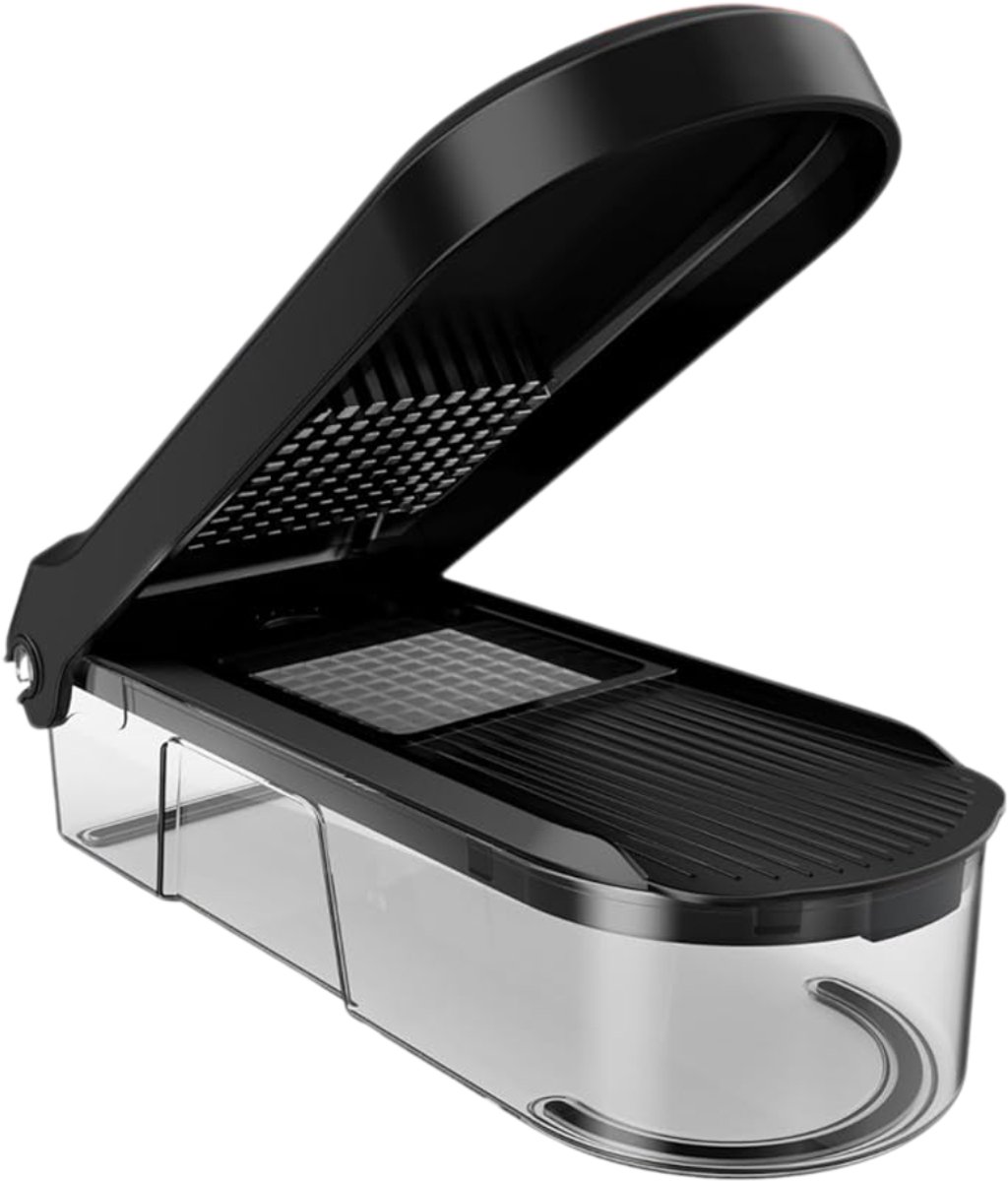 DnA® Groentesnijder - Mandoline Keukensnijder - Mandoline Groentesnijder - Zwart - 26cm x 13cm x 8cm